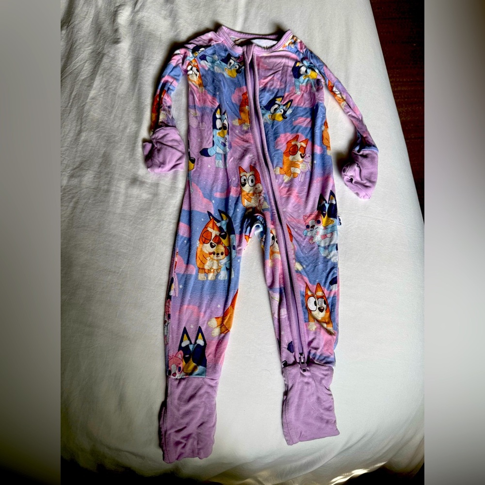 Little Sleepies Bluey pajamas